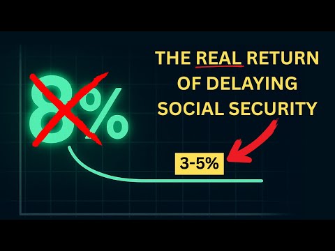 Видео: Реальная прибыль от отсрочки социального обеспечения (это не 8%)