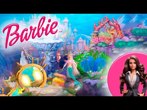 Видео: Барби - Русалочка ⚓ Игра детства на ПК Barbie Mermaid Adventure