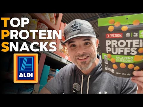 Видео: ЛУЧШИЕ высокобелковые закуски от Aldi, которые вам НУЖНО попробовать!