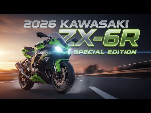 Видео: Kawasaki ZX-6R Special Edition 2026 года — легенда возвращается: сильнее, быстрее и умнее, чем ко...