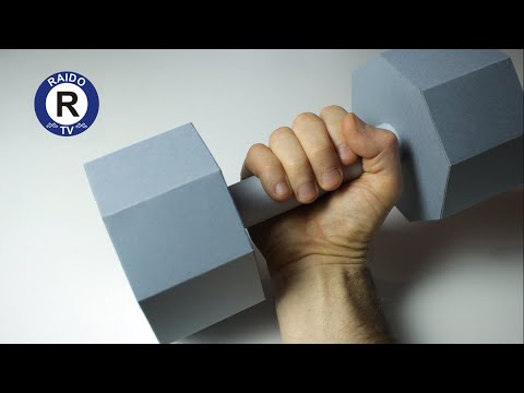 Видео: КАК СДЕЛАТЬ ГАНТЕЛИ ИЗ БУМАГИ? ГАНТЕЛИ ИЗ БУМАГИ. КАК СДЕЛАТЬ БУМАЖНЫЕ ИГРУШКИ?