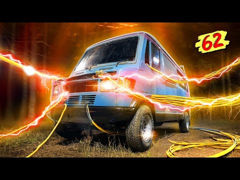 Видео: НОВАЯ ЭЛЕКТРИКА! Восстановление Mercedes T1 / КИТЖИВИ 62