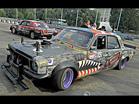 Видео: СУМАШЕДШАЯ Drift ВОЛГА на V8 4.2литров моторе от ГАЗОНА.#Корчволга24