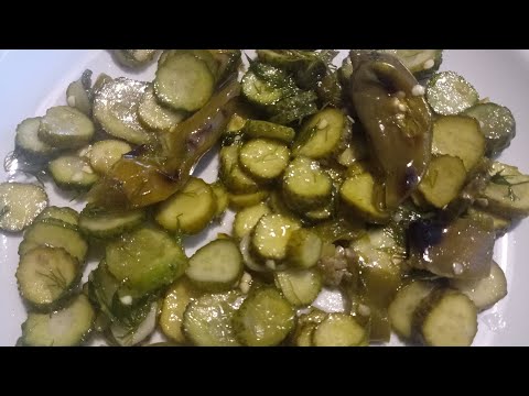 Видео: Краставички с люти чушлета/Cucumbers with chili peppers