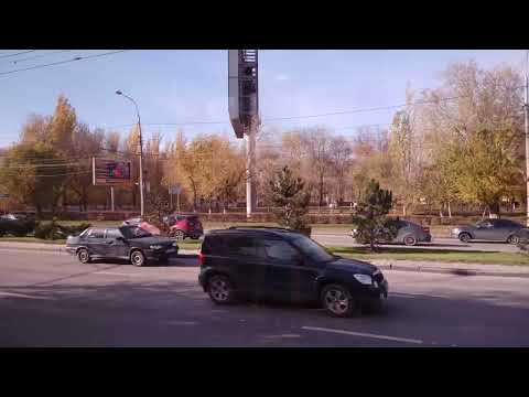 Видео: Волгоград из окна скоростного трамвая. Ноябрь 2025 года