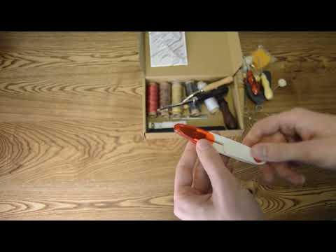 Видео: Обзор набора и рекомендации по инструменту для начинающего кожевника