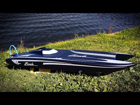 Видео: Огромный Катер на Радиоуправлении TFL Zonda 1040mm 2.4G...Тест на 6S LiPo