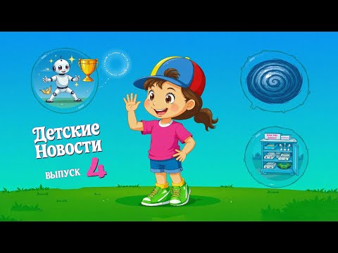 Видео: Детские новости🌍 Соревнования роботов, облачные спирали и сокровищница жизни.