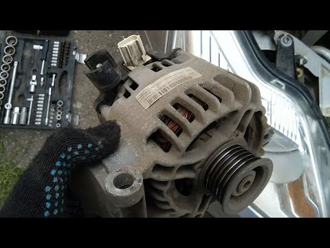 Видео: Пропала зарядка Форд Фокус 2 (часть 1). Снятие генератора. Дефектовка.