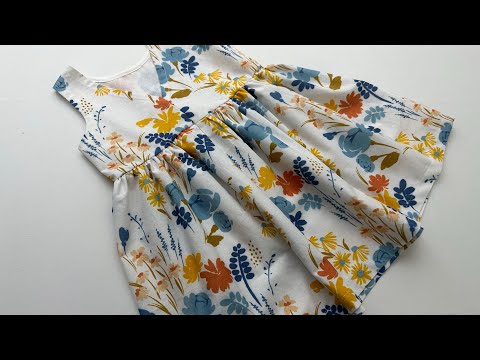 Видео: ✅Очень простой крой и шитье детского платья | СДЕЛАЙ САМ