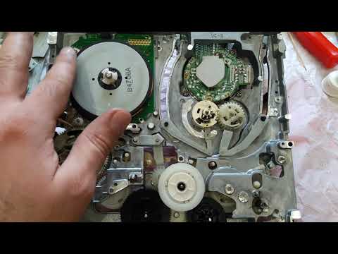 Видео: assembly K mechanism (phasing). сборка К механизма (фазировка). Ремонт видеомагнитофона VCR repair