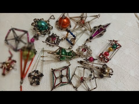 Видео: Ёлочные игрушки СССР Стеклярус