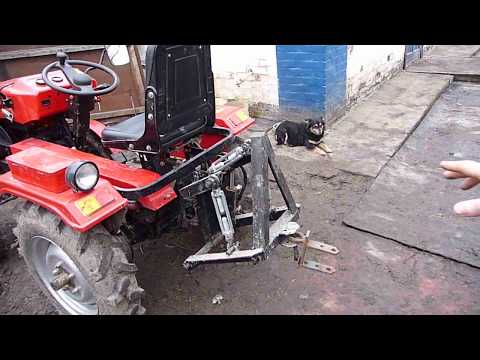 Видео: мототрактор dw 150rxl