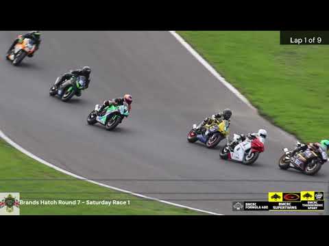 Видео: Rd7 Sat Race 1 Thunderbike Sport Supertwins F400 - Мотогонки Bemsee - Брэндс-Хэтч, 20 сентября 20...