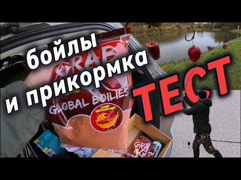 Видео: тест прикормки и бойлов в холодной воде
