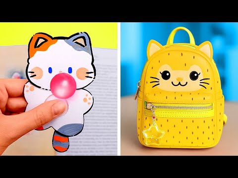 Видео: Школьные лайфхаки и приколы | Смешные советы и идеи для DIY от 123 GO!