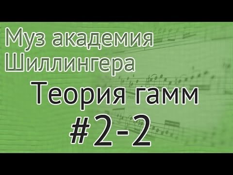 Видео: Музыкальная академия Шиллингера. Теория гамм #2-2