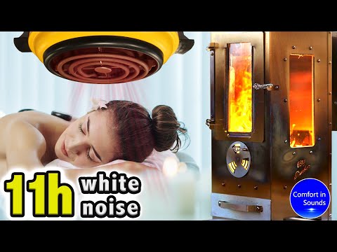 Видео: Вы легко засыпаете с этим БЕЛЫМ ШУМОМ, шумом спа-нагревателя для сна, учебы, 432 Гц.