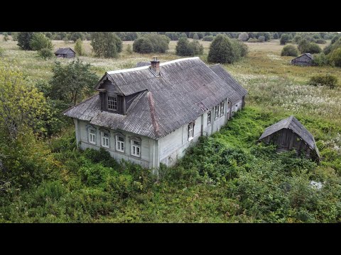 Видео: Далёкая заброшенная деревня.Тут давно нет людей.Последний взгляд на покинутый мир в дикой природе