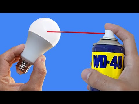 Видео: Просто используйте обычный WD-40 и почините все светодиодные лампы в вашем доме!