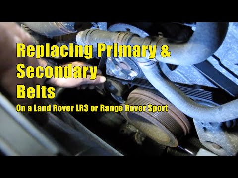 Видео: Замена ремней на Land Rover LR3 или Range Rover Sport, 2005-2009