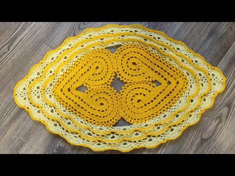 Видео: 1 часть!Салфетка"Лия"/крючком/