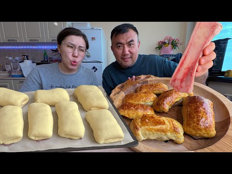 Видео: НАШУМЕВШАЯ САМСА С КОСТНЫМ МОЗГОМ, РЕЦЕПТ САМОЙ ВКУСНОЙ САМСЫ, СЛОЕНОЕ ТЕСТО, РУБЛЕНОЕ МЯСО
