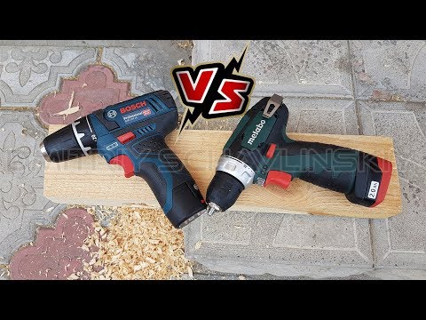 Видео: Bosch & Metabo Какой шуруповерт выбрать? GSR 12V-15 против PowerMaxx BS