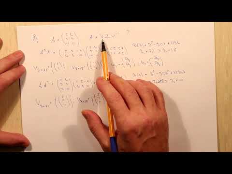 Видео: Сингулярные разложения. Пример