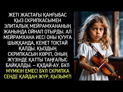 Видео: Қаңғыбас қызды қуған мейрамхана иесі кенет тоқтады: “Құдай-ау, бұл скрипка сенде қайдан жүр?!”