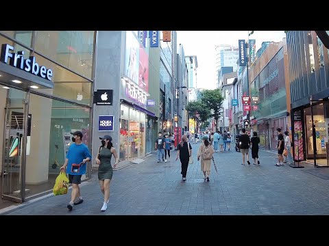 Видео: 4K Дневная прогулка по Сеулу 🚶- Мёндон (июль 2021 г.) (EP 150)