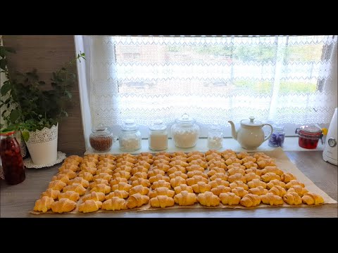 Видео: Рогалики с двумя начинками!Очень вкусное тесто!
