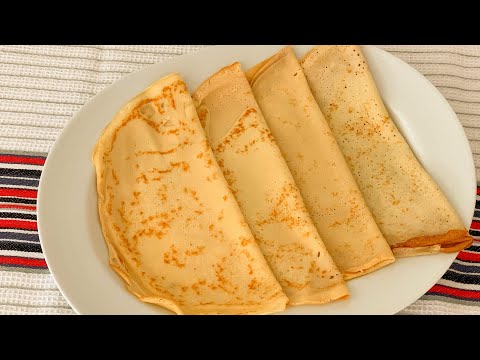 Видео: Как приготовить тонкие и нежные домашние блины # 91