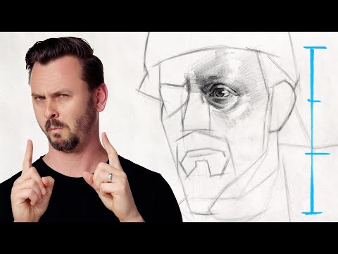 Видео: Как рисовать точные пропорции