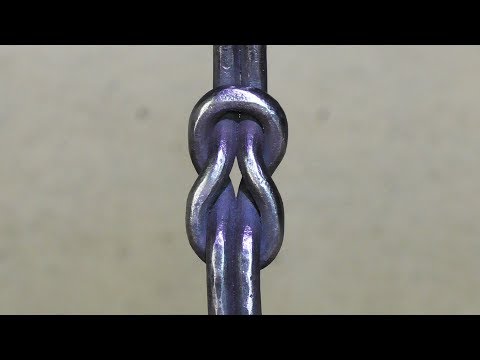 Видео: подсвечник с прямым узлом