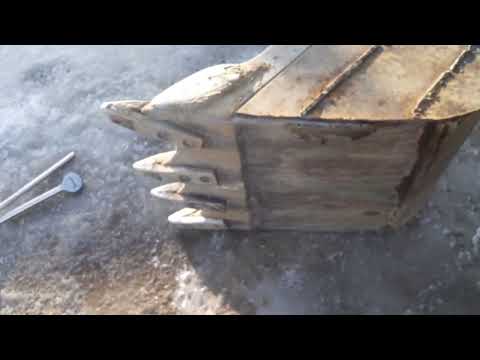 Видео: Сварка ковша экскаватора. Экскаватор Terex.