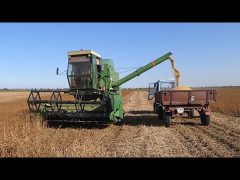 Видео: Уборка сої. Результати радують. Рекордний врожай!