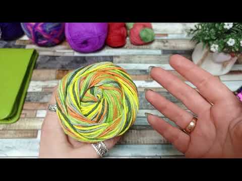 Видео: Пряжа, новые спицы и первый мой жаккард😁