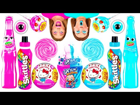 Видео: Розовая Еда vs Голубая Еда Челлендж | Кухонные Лайфхаки и Хитрости от BaRaDa Gold Challenge