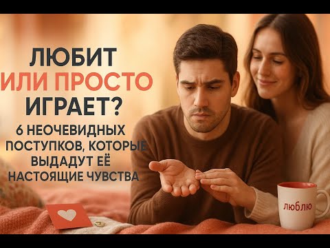 Видео: Когда женщина любит по-настоящему, она делает ЭТИ 6 вещей. Мужчины этого просто не замечают
