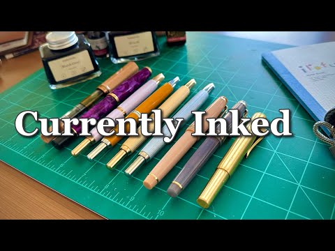 Видео: В настоящее время ручки с чернилами!