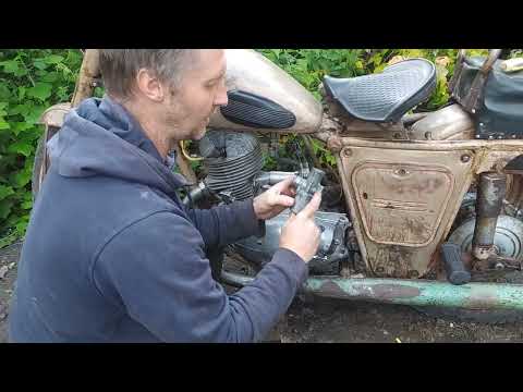 Видео: Запуск двигателя иж56 1958года. #ремонт #топ
