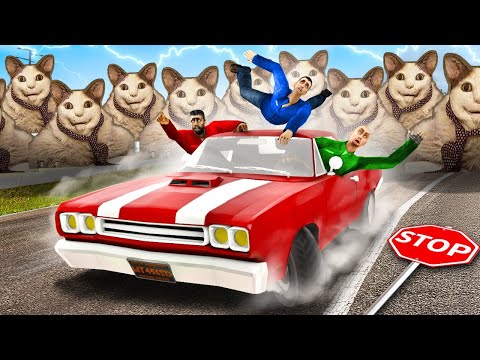 Видео: БУ ИСПУГАЛСЯ НЕ БОЙСЯ Я ТЕБЯ ДОГОНЮ! ПОГОНИ НА МАШИНЕ В Garry`s Mod