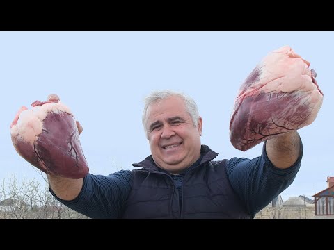 Видео: ГОВЯЖЬЕ СЕРДЦЕ в КАЗАНЕ. ENG SUB