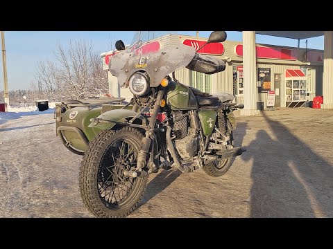 Видео: 2100км ЗИМОЙ НА МОТОЦИКЛЕ В -30❄️ Финал перегона МОСКВА-ЕКБ!!!  Суровый тест Groza Defender