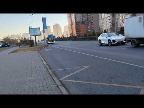 Видео: Астана. A7220 Yutong ZK 6890 HGQ маршрут 121