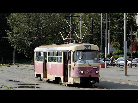 Видео: Tatra T3SU | № 545 | Маршрут 20 | г. Екатеринбург