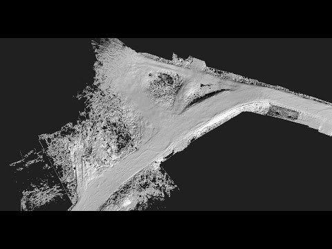 Видео: Отмывка рельефа (Hillshade) в CloudCompare