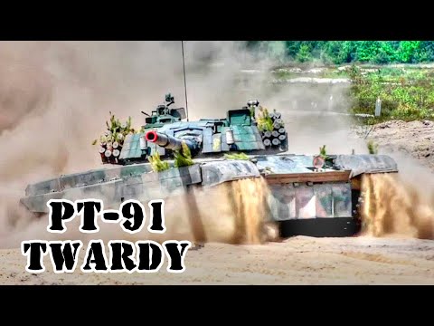 Видео: Польский танк PT-91 "Twardy" || Обзор