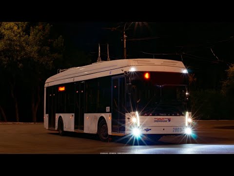 Видео: Симферополь на Тролза 5265.01 4 От Марьино до Автовокзала